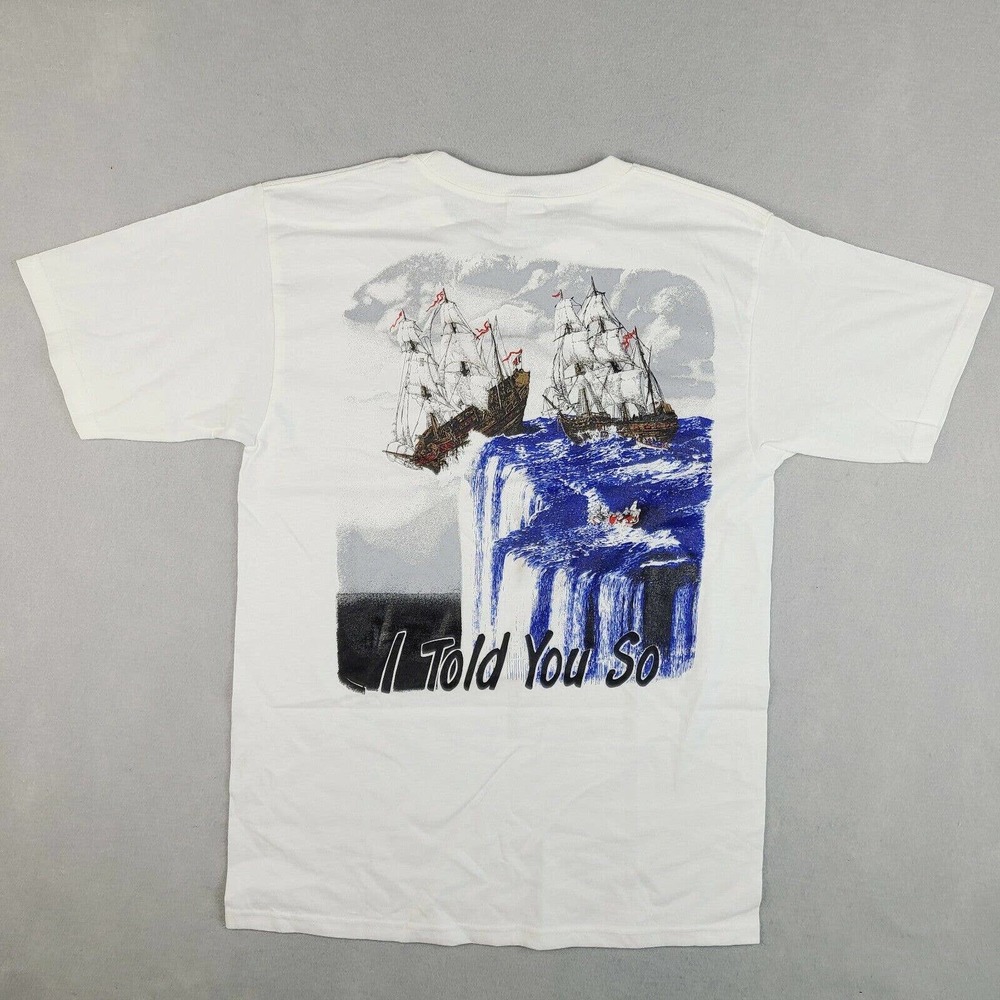 Cabo San Lucas Mexico Men's T-Shirt Medium White I Told You So Graphic Adult Tee